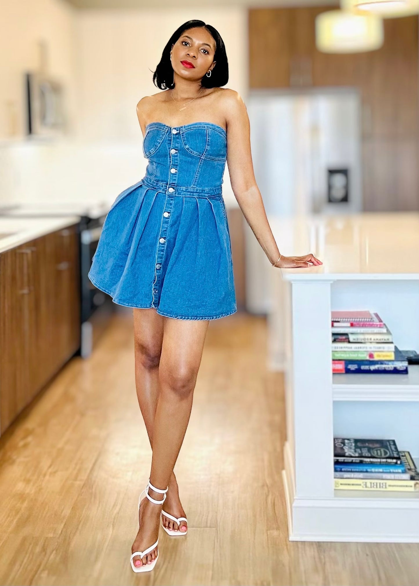 Baby Doll Denim Dress