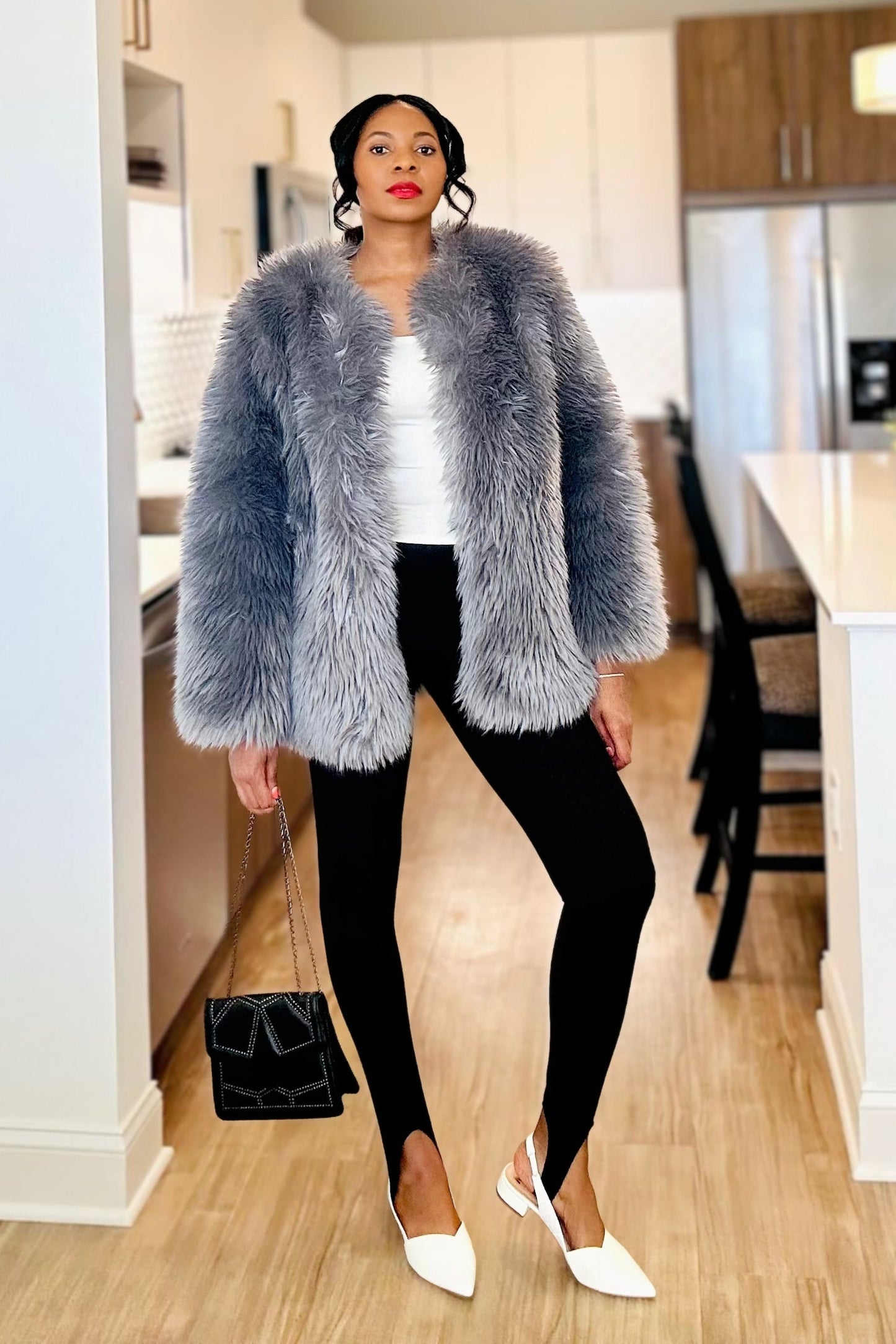 Faux Fur Jacket
