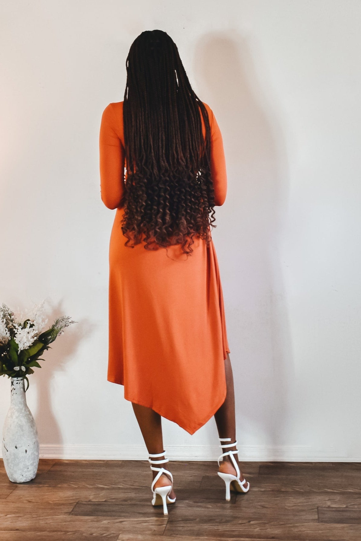 Meet Me There High Neck Cut Out Dress