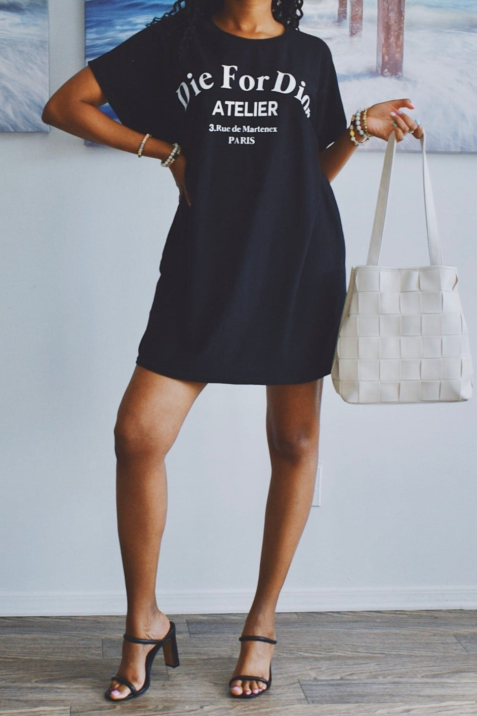 For D'or Oversized T Shirt Dress