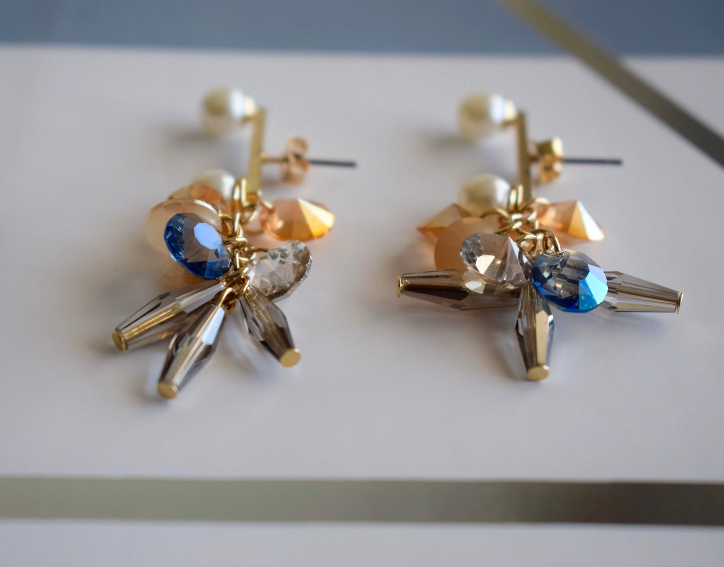 Pearl Stone Earrings