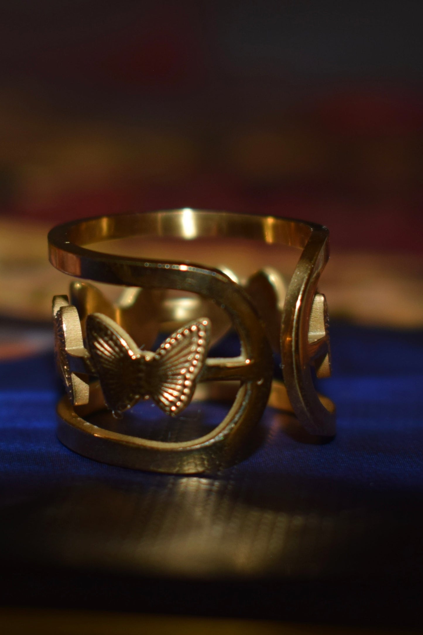 Butterfly Adjustable Ring