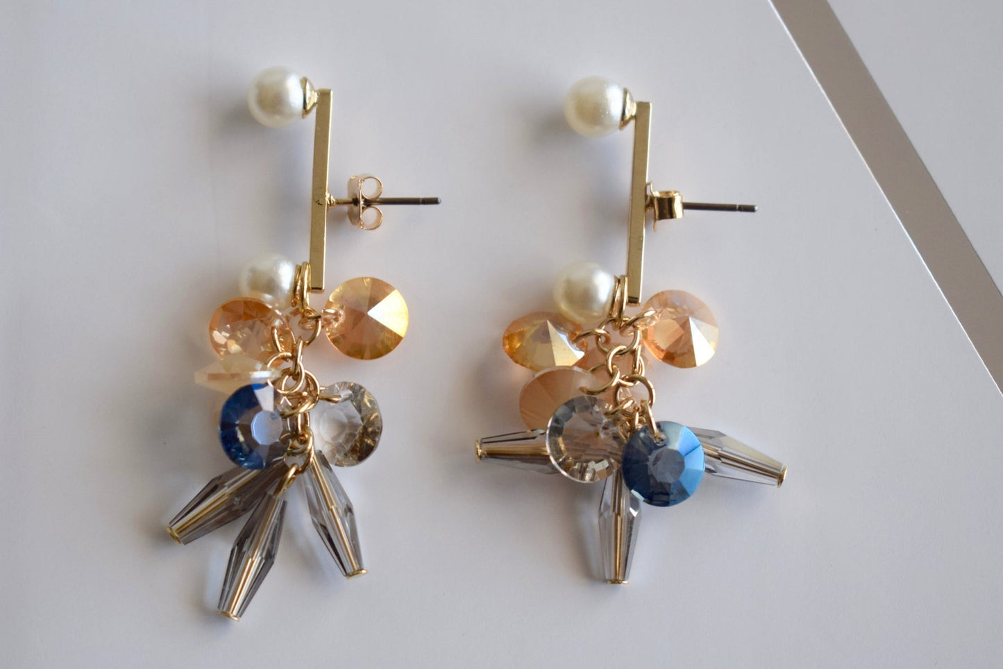 Pearl Stone Earrings