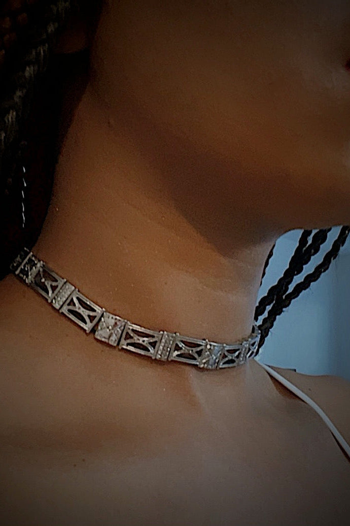 Silver Chain choker