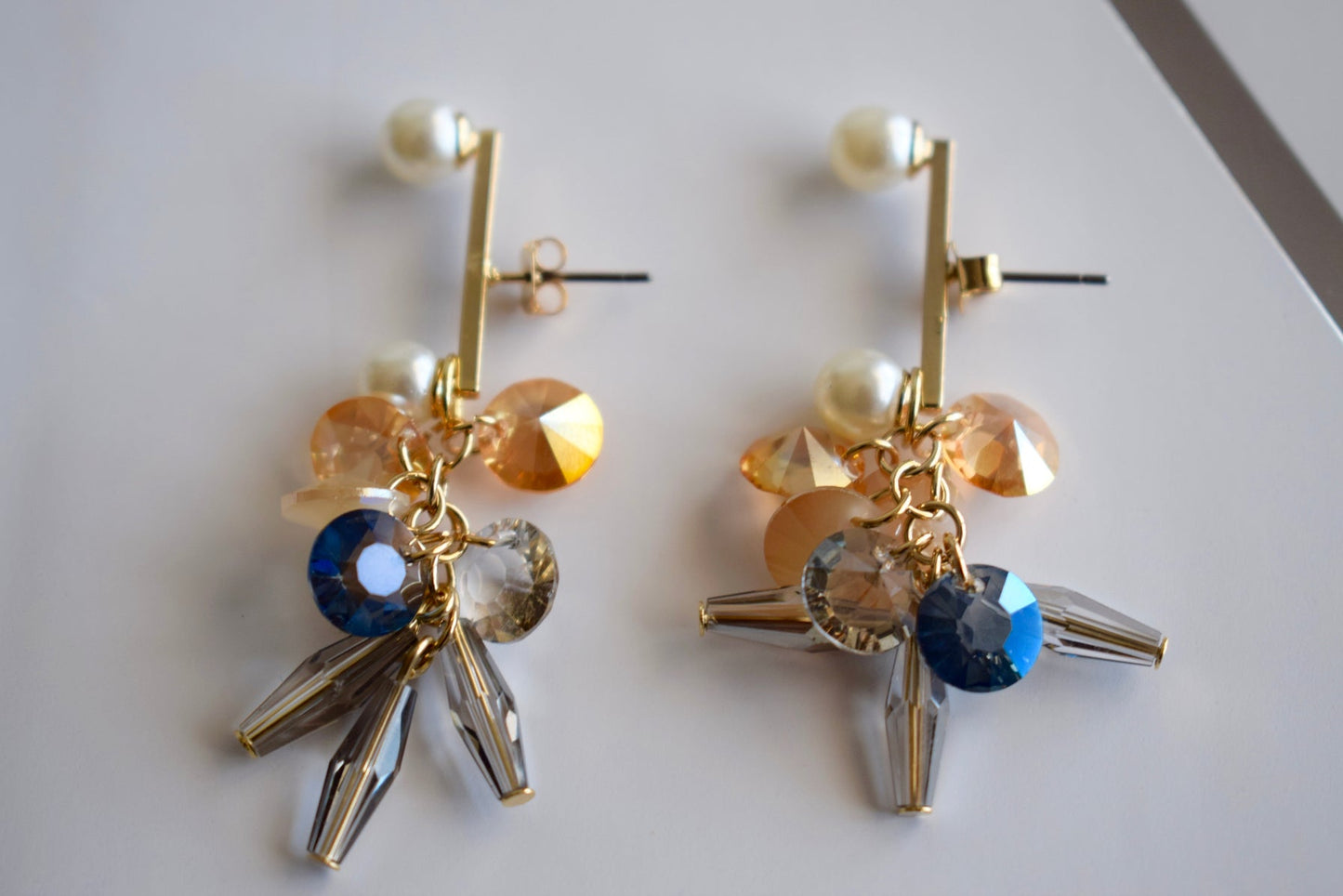 Pearl Stone Earrings