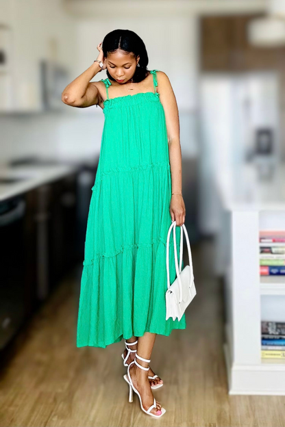 Kelly Green Maxi Dress