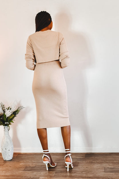 Cozy Knit Crop Set